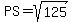 PS=sqrt%28125%29