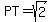 PT=sqrt%282%29