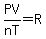 PV%2FnT+=+R
