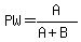 PW+=+A+%2F+%28A+%2B+B%29