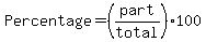 Percentage=%28part%2Ftotal%29%2A100