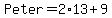 Peter=2%2A13%2B9