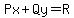 Px%2BQy=R