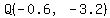 Q%28-0.6%2C-3.2%29