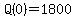 Q%280%29=1800