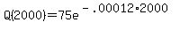 Q%282000%29+=+75e%5E%28-.00012%2A2000%29