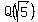 Q%28sqrt%285%29%29