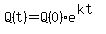Q%28t%29+=Q%280%29e%5E%28kt%29