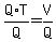 Q%2AT%2FQ+=+V%2FQ