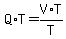 Q%2AT+=+V%2AT%2FT