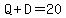 Q%2BD=20