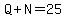 Q%2BN=25