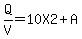 Q%2FV=10X2%2BA