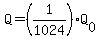 Q=%281%2F1024%29%2AQ%5B0%5D