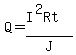 Q=%28I%5E2Rt%29%2FJ