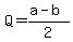 Q=%28a-b%29%2F2