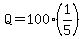 Q=100%281%2F5%29