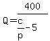 Q=400%2F%28c%2Fp-5%29