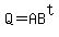 Q=AB%5Et