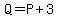 Q=P%2B3
