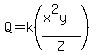 Q=k%28%28x%5E2y%29%2FZ%29
