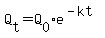 Q%5Bt%5D+=+Q%5B0%5D+e%5E%28-kt%29++