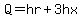 Q+=+hr%2B3hx