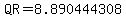 QR=8.890444308