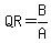 QR=B%2FA