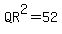 QR%5E2=52