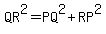 QR%5E2+=+PQ%5E2+%2B+RP%5E2