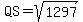 QS=sqrt%281297%29