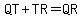 QT%2BTR=QR