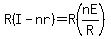 R%28I-nr%29=R%28nE%2FR%29