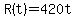 R%28t%29=420t