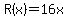 R%28x%29=+16x