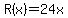 R%28x%29=24x