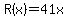 R%28x%29=41x