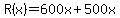 R%28x%29=600x%2B500x