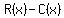 R%28x%29-C%28x%29