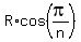 R%2Acos%28pi%2Fn%29
