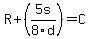 R%2B%285s%2F8d%29=C
