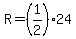 R=%281%2F2%2924