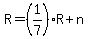 R=%281%2F7%29%2AR%2Bn