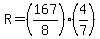 R=%28167%2F8%29%284%2F7%29