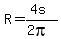 R=%284s%29%2F%282pi%29