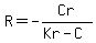 R=-Cr%2F%28Kr-C%29