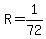 R=1%2F72