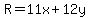 R=11x%2B12y