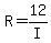 R=12%2FI